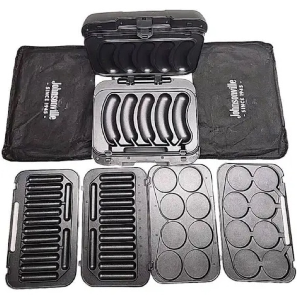 Johnsonville Sizzling Sausage 3-in-1 Indoor Electric Grill Complete Set BTG-500